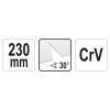 Lemezvágó fogó 30° 230mm CrV YATO