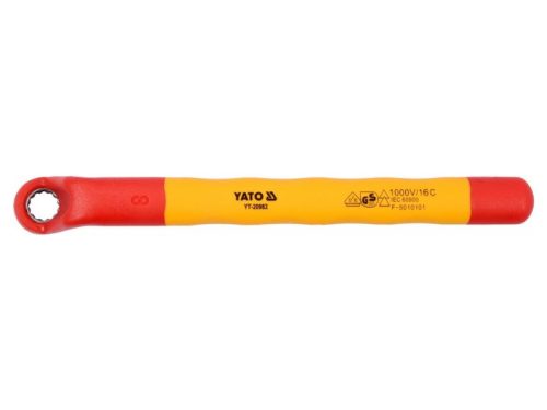 YATO Hajlított csillagkulcs 8 mm / 155 mm 1000 V-ig szigetelt CrV