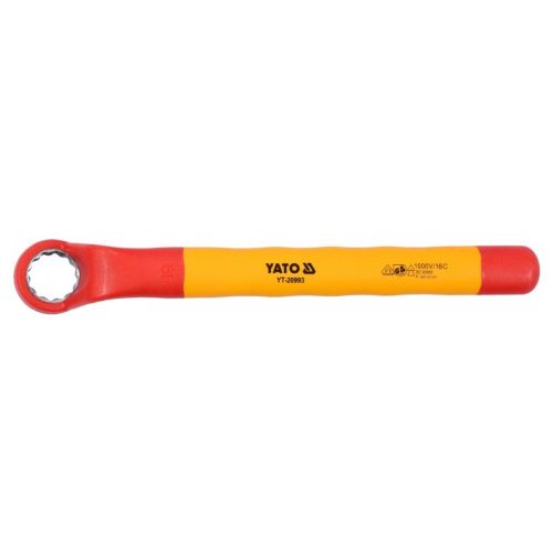 YATO Hajlított csillagkulcs 19 mm / 230 mm 1000 V-ig szigetelt CrV
