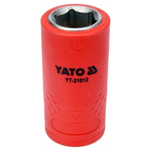 Dugókulcs 12 mm 3/8 col 1000V-ig szigetelt YATO