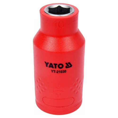 YATO Szigetelt dugókulcs 1/2" 10 mm 1000 V CrV