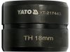 YATO Krimpelő betét YT-21735 krimpelőhöz TH-típus 18 mm