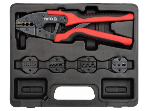 YATO Krimpelő fogó cserélhető pofakészlettel 260 mm