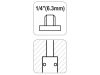 YATO Pneumatikus gyorscsatlakozó 1/4" menetes