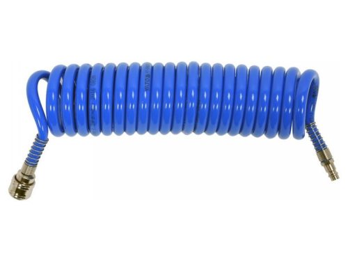 YATO Pneumatikus tömlő (spirál) gyorscsatlakozóval 8 x 12 mm x 5 m 1,2 MPa