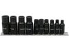 YATO Menetfúró dugókulcs adapter készlet 10 részes 1/4", 3/8"
