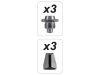 YATO Pneumatikus popszegecshúzó 1/4", 0,7 MPa, 54 l/min