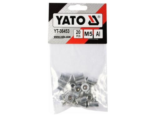 YATO Alumínium szegecsanya M5 (20 db)