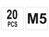 YATO Acél szegecsanya M5 (20 db/cs)