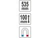 YATO Profilsablon 535 mm