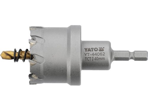 YATO Körkivágó 40 mm TCT bit befogással