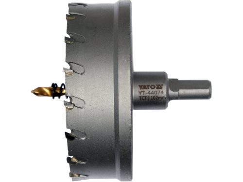 YATO Körkivágó 102 mm TCT bit befogással