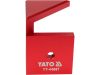 YATO Ács mérősablon 60 x 45 x 45 mm alumínium