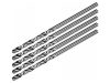 YATO Csigafúró 2,0 x 48/22 mm inox HSS Premium (5 db)