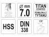 YATO Csigafúró 7,0 x 109/69 mm HSS-TiN