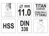 YATO Csigafúró 11,0 x 142/94 mm HSS-TiN