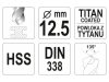YATO Csigafúró 12,5 x 151/101 mm HSS-TiN