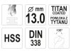 YATO Csigafúró 13,0 x 151/101 mm HSS-TiN