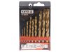 YATO Csigafúró készlet 10 részes 1-10 mm HSS-TiN