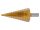 YATO Lépcsős fúró 6-38 mm 12 lépcsős HSS titán-nitrid