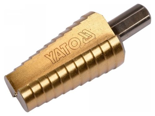 YATO Lépcsős fúró 20-30 mm 11 lépcsős HSS titán-nitrid