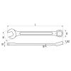 YATO Csillag-villáskulcs 7/16" / 160 mm CrV