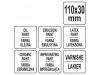 YATO Kültéri ecset 30 x 110 mm