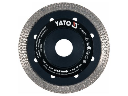 YATO Gyémánt vágókorong 115 x 1,6 x 10 x 22,2 mm folytonos