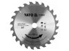 YATO Fűrésztárcsa fához 235 x 25,4 x 1,8 mm / 24T