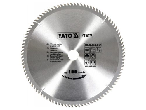 YATO Fűrésztárcsa fához 300 x 30 x 2,0 mm / 96T