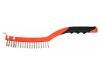 YATO Drótkefe inox kaparóval 3 soros 340 mm