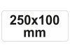 YATO Racsnis szorító 250 x 100 mm
