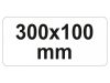 YATO Racsnis szorító 300 x 100 mm