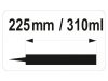 YATO Kittkinyomó pisztoly 225 mm zárt alu