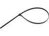 YATO Kioldható kábelkötegelő 7,6 x 450 mm fekete (100 db)