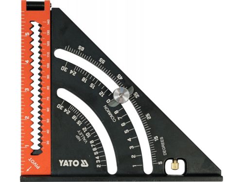 YATO Talpas derékszög vonalzó 290 x 185 mm alumínium