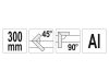 YATO Derékszög 300 x 150 mm