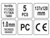 YATO Hegesztőüveg 137 x 120 mm (5 db)