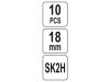 YATO Törhető penge extra éles 18 mm (10 db/cs)