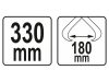 YATO Rönkfogó kampó 180 x 330 mm