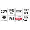 LED állványos fényvető 20 W 1400 Lm YATO