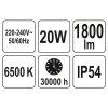 Elektromos LED fényvető mozgásérzékelős 20W YATO