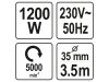 YATO Elektromos betontömörítő (tűvibrátor) 1200W