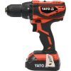 YATO Akkus fúrócsavarozó 40 Nm Japán motorral 18 V Li-Ion (1 x 2,0 Ah akku + töltő)
