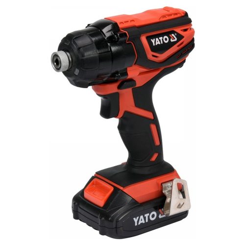 YATO Akkus ütvecsavarozó 1/4" 160 Nm 18 V Li-Ion (1 x 2,0 Ah akku + töltő)