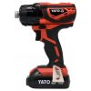 YATO Akkus ütvecsavarozó 1/4" 160 Nm 18 V Li-Ion (1 x 2,0 Ah akku + töltő)