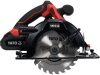 YATO Akkus körfűrész 185 mm szénkefe nélküli motor 18 V (1 x 3,0 Ah akku + töltő)