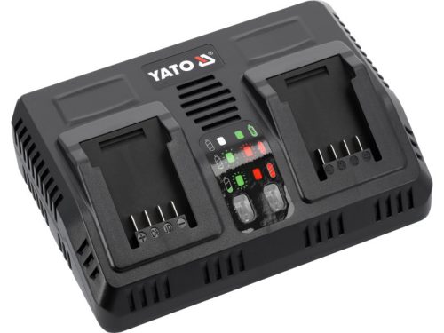 YATO Intelligens dupla akkumulátor töltő gépekhez 4,0 A 18 V