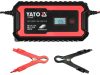YATO Akkumulátor töltő 6/12 V 2/10 A max. 200 Ah LCD kijelző