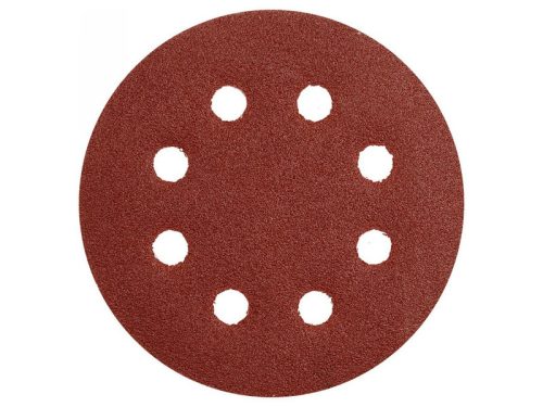 YATO Tépőzáras fíbertárcsa 125 mm / P60 8 lyukas (5 db/cs)